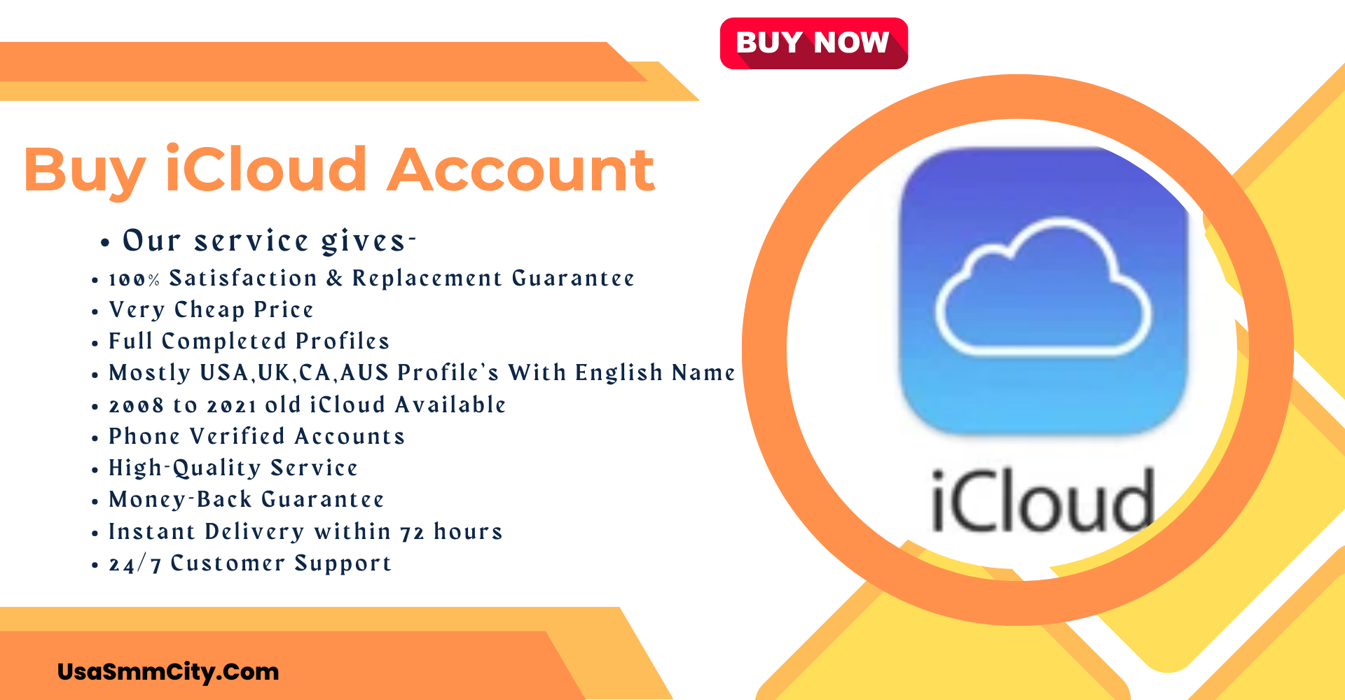 Buy iCloud Account
