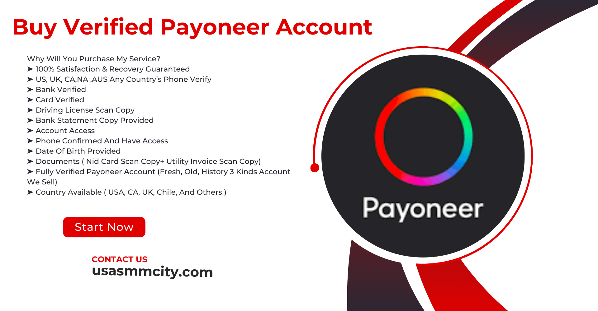 Buy Verified Payoneer Account 